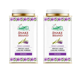 Snake Brand Cooling Powder in Lavender x 2