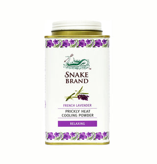 Snake Brand Relaxing Lavender Prickly Heat Cooling Powder 140g